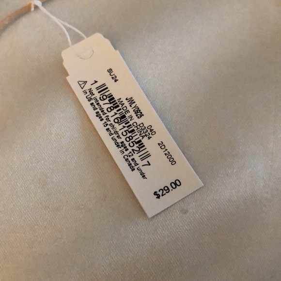 Lucky Brand Silver Tone Puffy Heart Slider Pendant Necklace Cord Detailing NWT - Picture 3 of 11